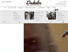 Tablet Screenshot of daskalosfashions.com